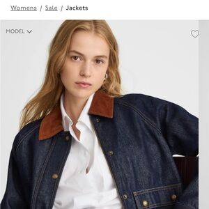 Madewell Denim Trapeze Jacket NWT
